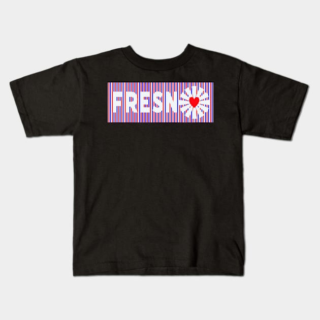 Fresno Love Kids T-Shirt by TheJadeCat